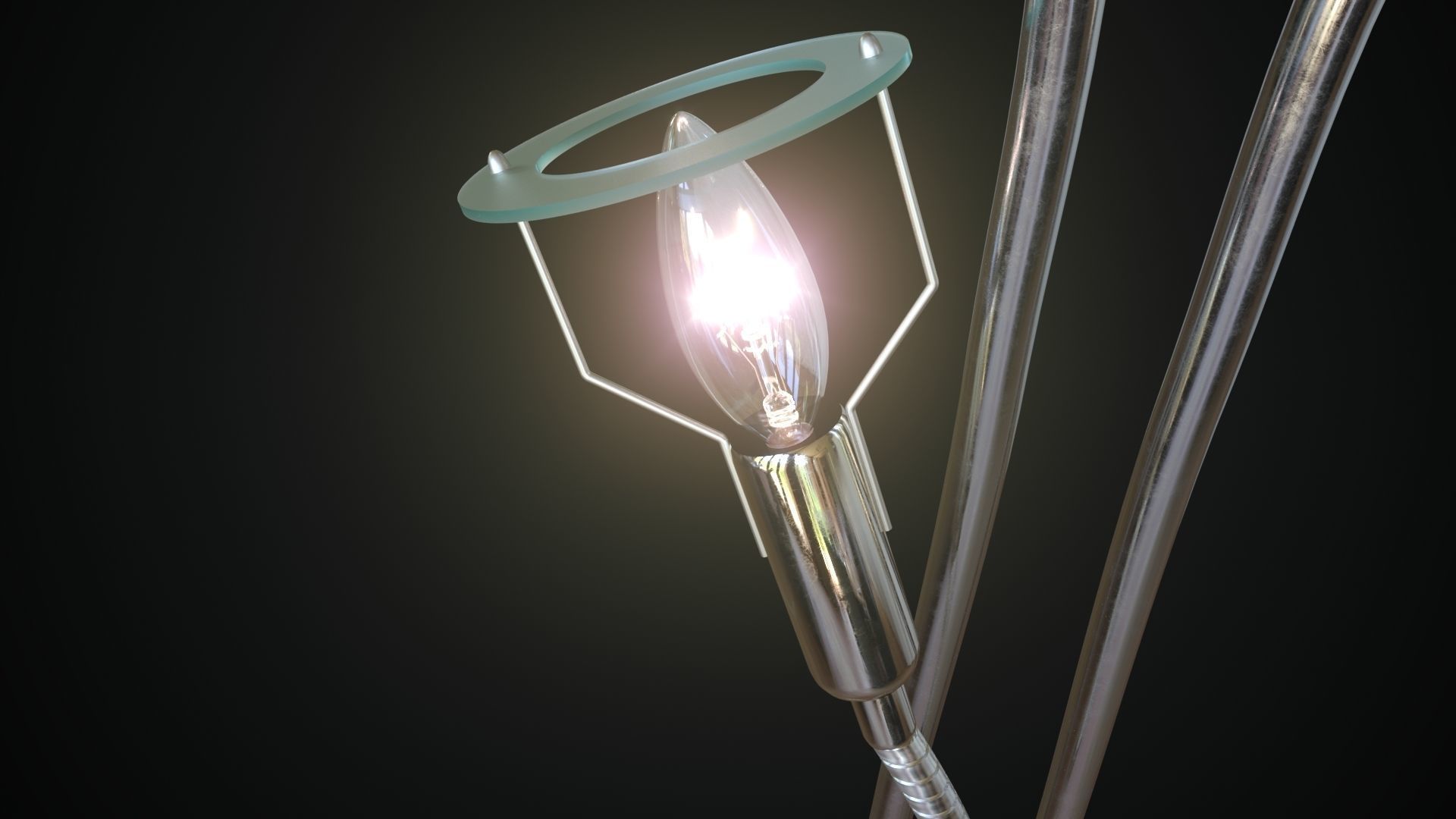 Standing Lamp 3D model_8