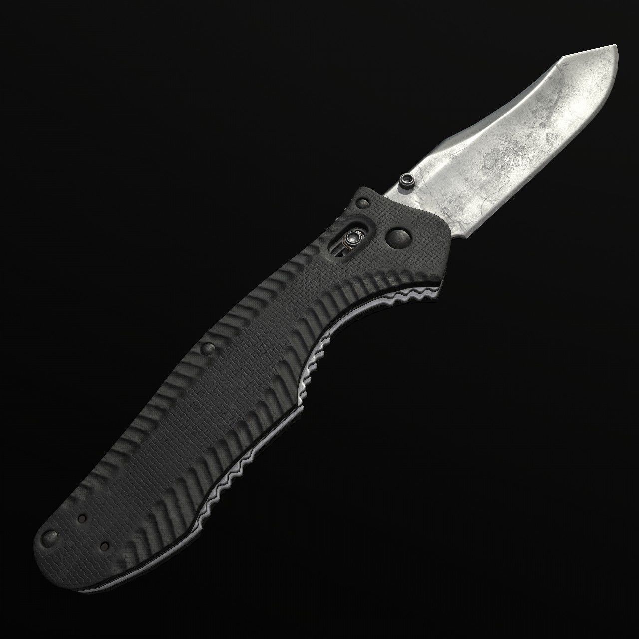 Knives knife Low-poly 3D model_15