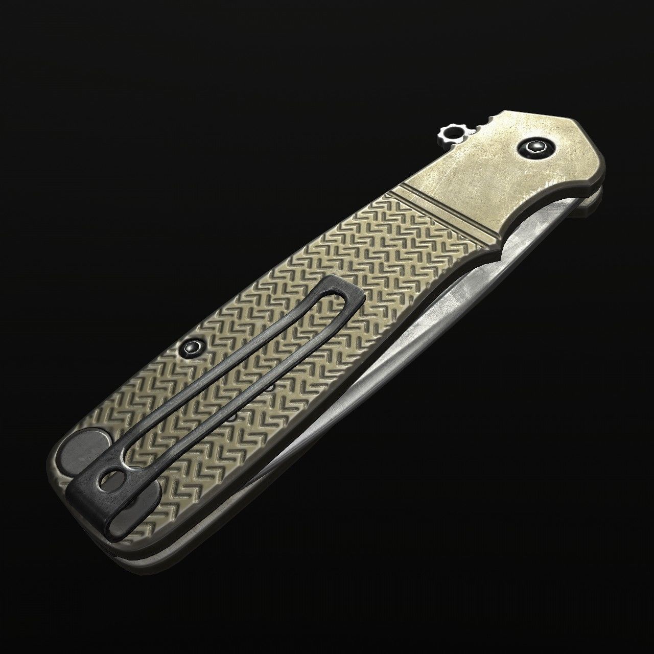 Knives knife Low-poly 3D model_20