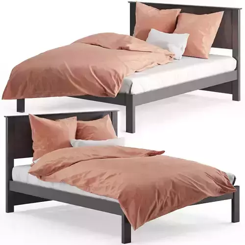 Queen Size Bed 01 by Coastwood
