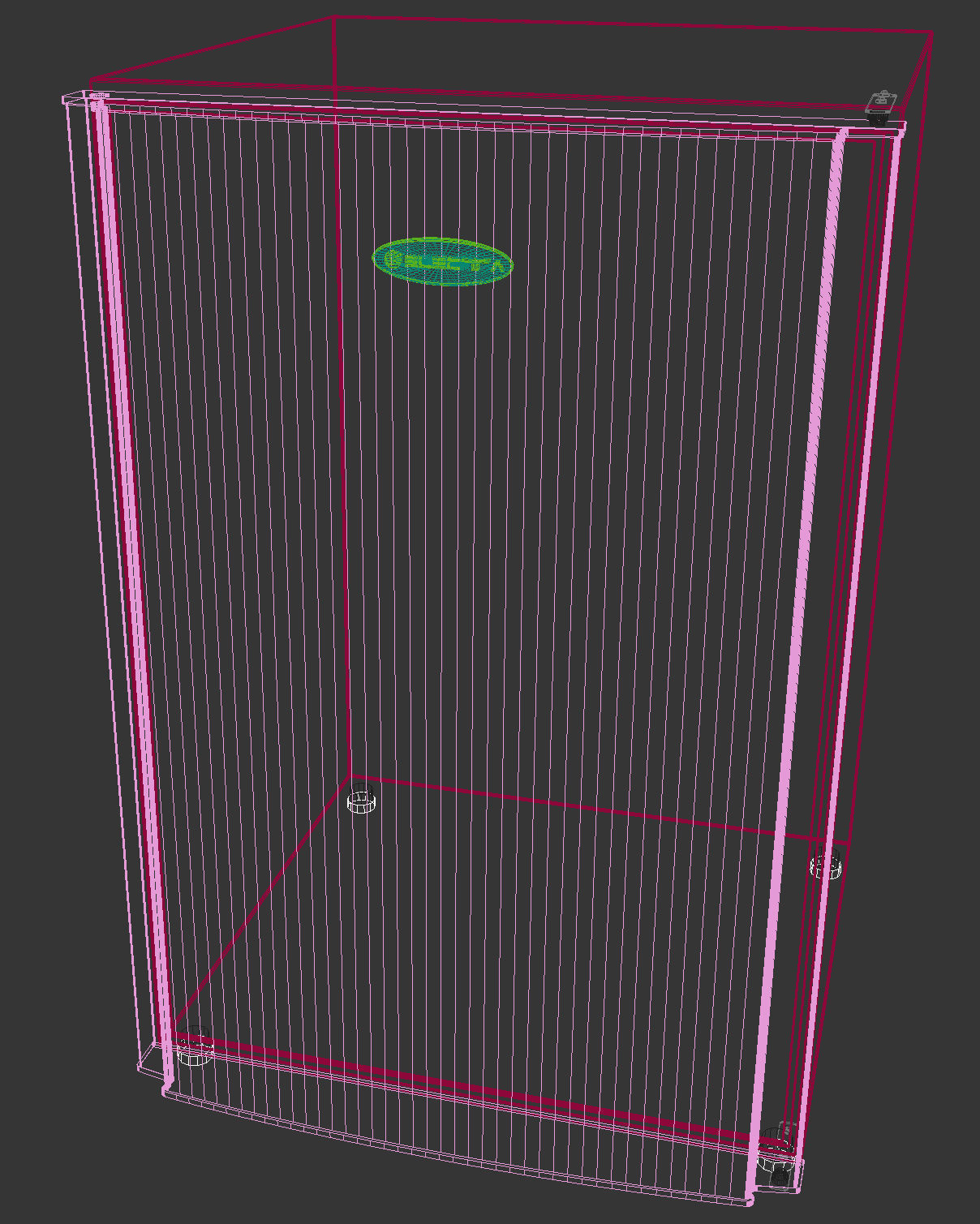 Mini Fridge 3D model_5