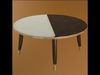 Round Table 3 Low-poly 3D model_1