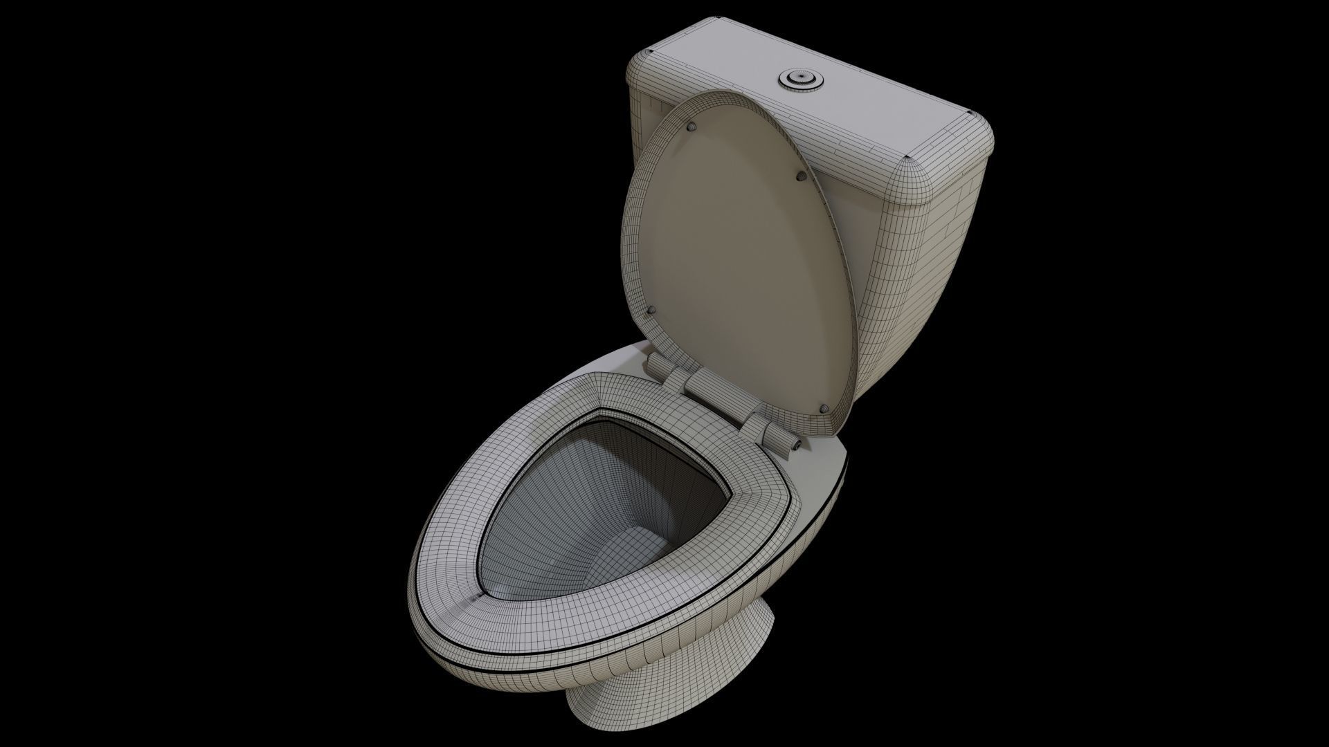 Toilet Seat 3D model_5