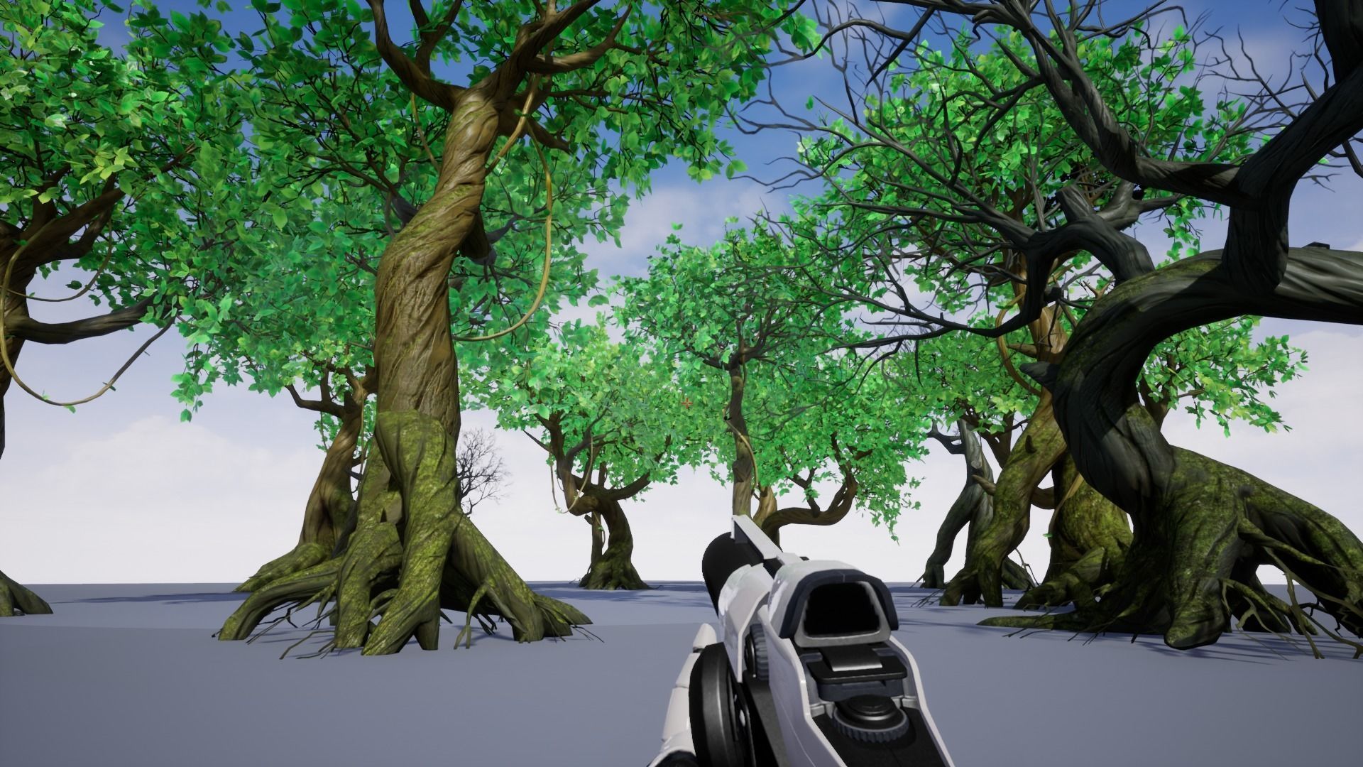 Modular Trees Pack - game models Low-poly 3D model_14