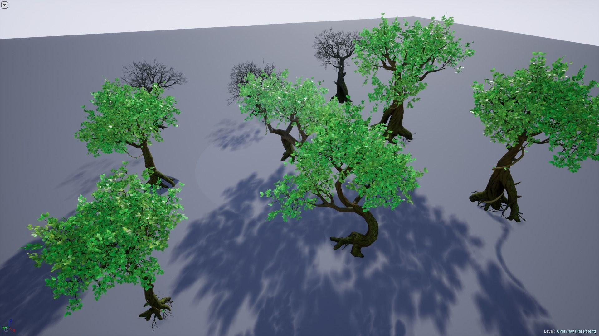 Modular Trees Pack - game models Low-poly 3D model_26