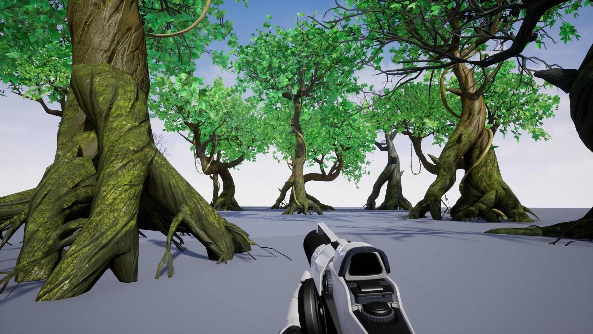 Modular Trees Pack - game models Low-poly 3D model_21