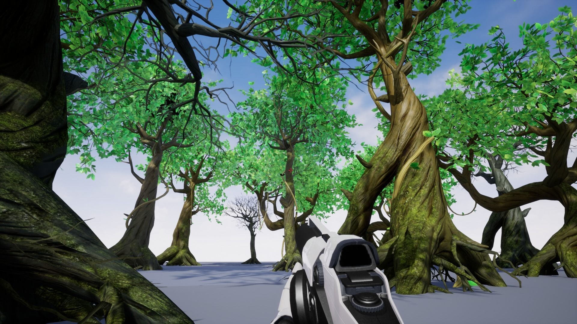 Modular Trees Pack - game models Low-poly 3D model_12