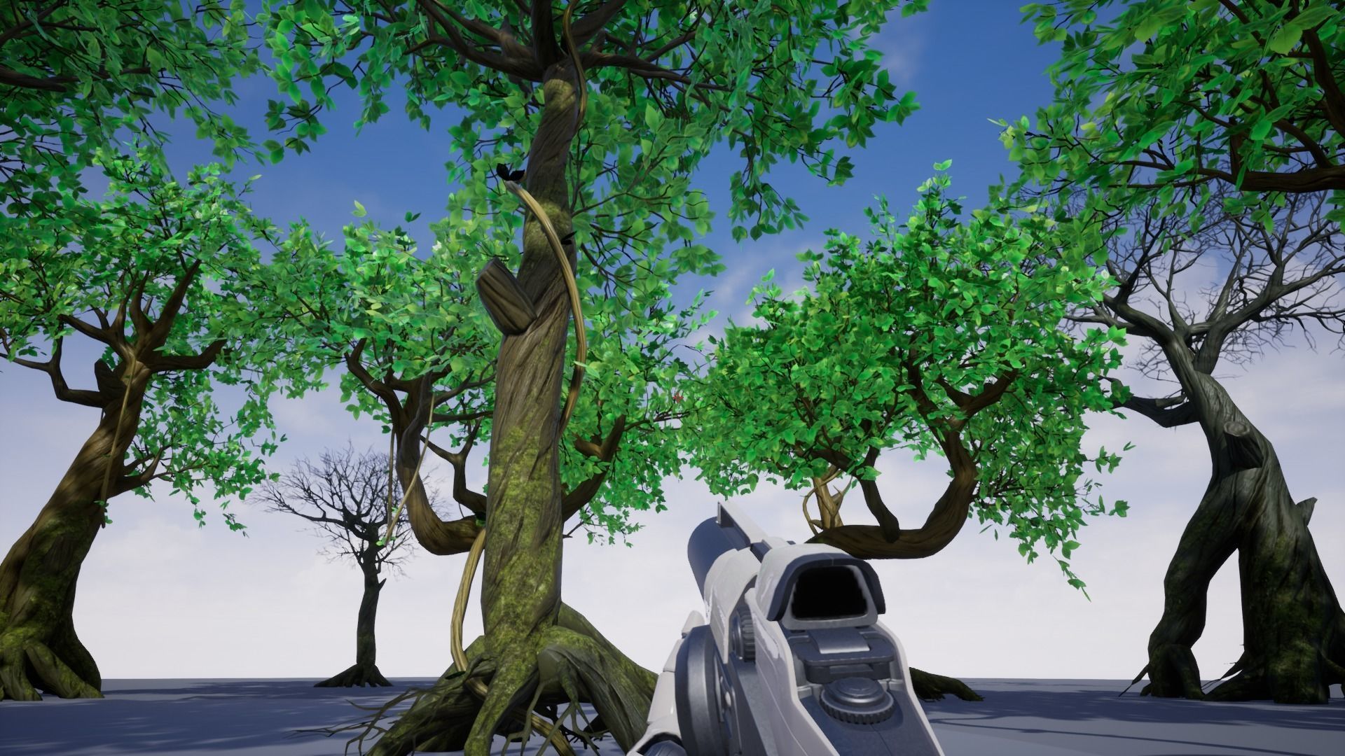 Modular Trees Pack - game models Low-poly 3D model_16