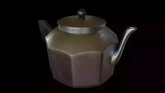 Old Metal Teapot
