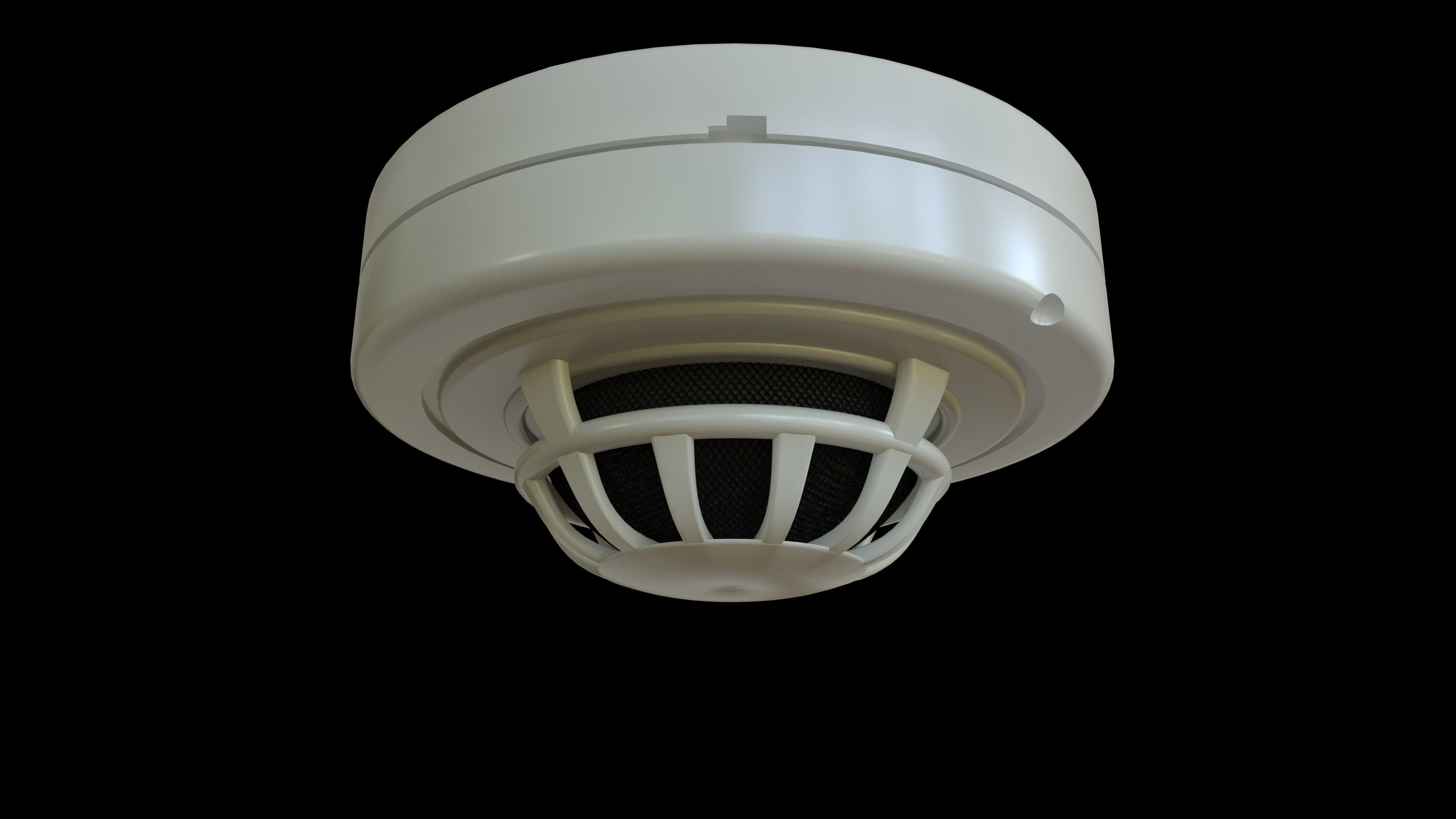 Smoke Detector 3D model_1
