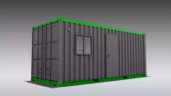 Shipping Container Office or Home 3D model