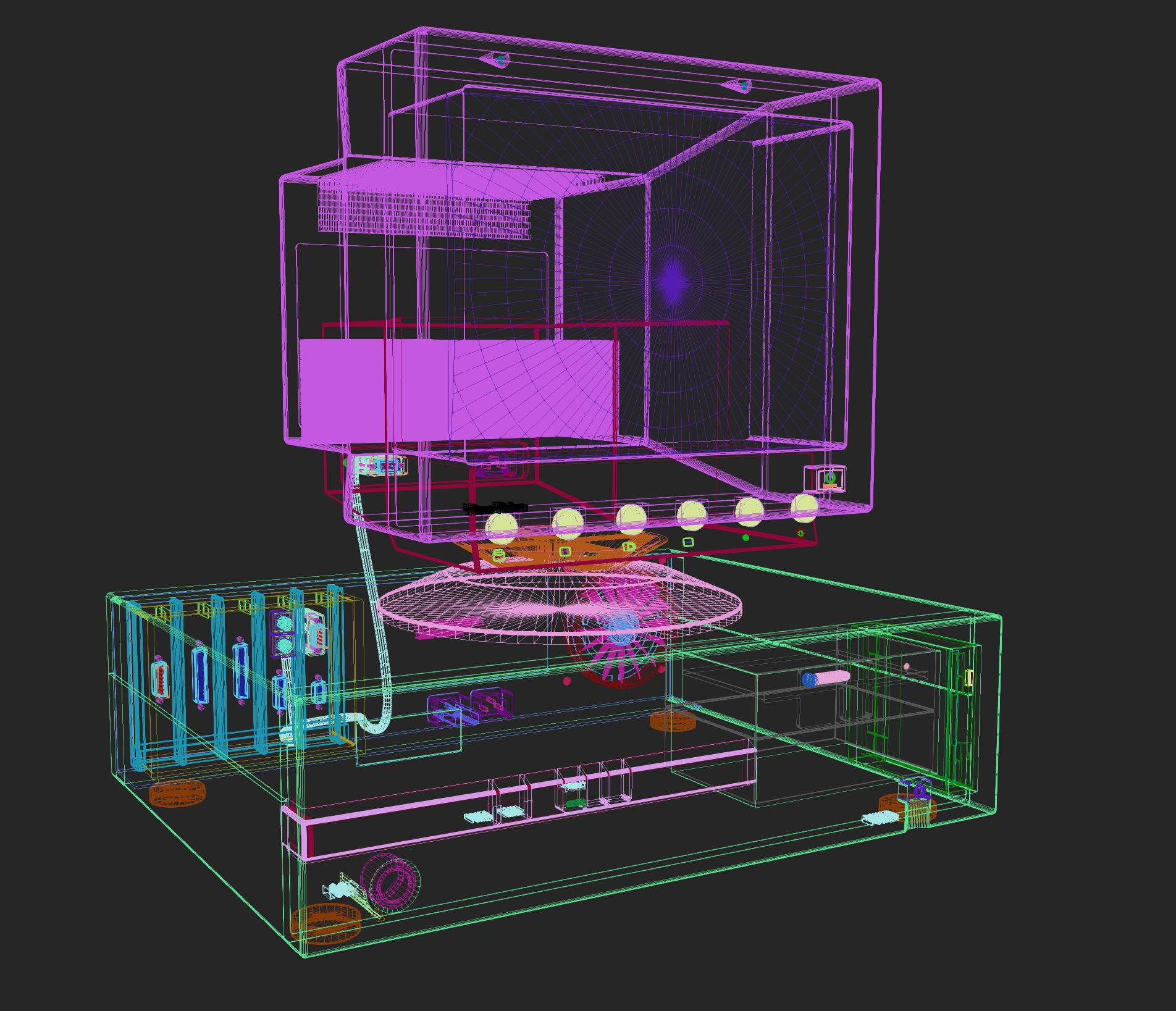 Vintage PC 2 in 1 Bundle 3D model_5