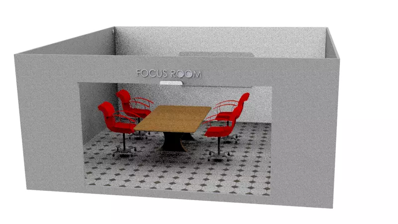 Conference room 3D model
