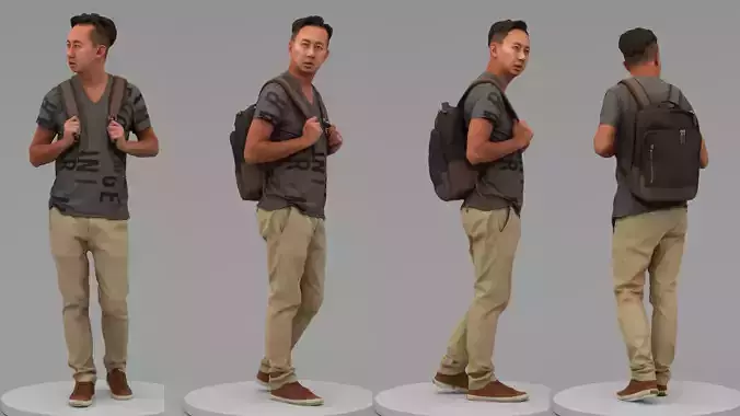 City Chinese 3D scanned models collection  