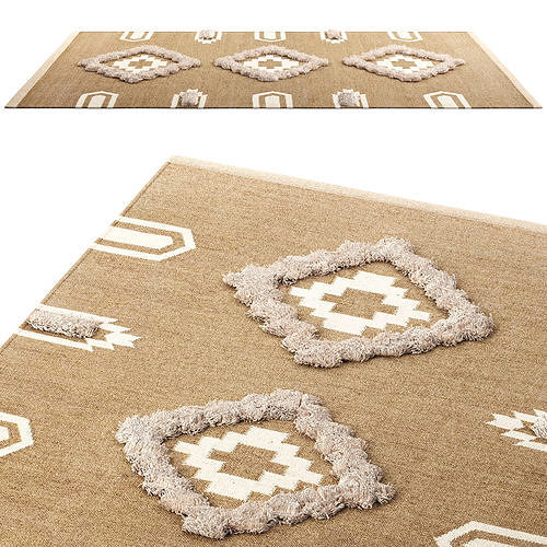 nuLOOM Aztec Diamonds Area Rugs 3D model