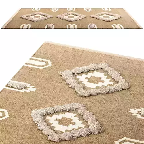 nuLOOM Aztec Diamonds Area Rugs 3D model