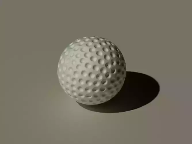 3d golf ball 