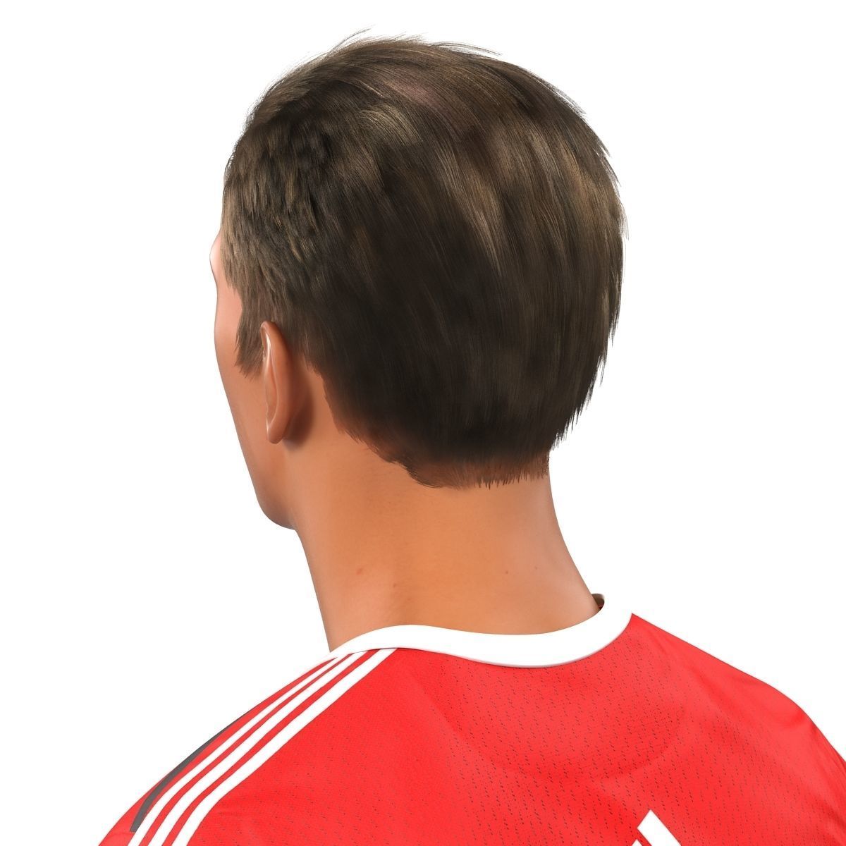 Soccer Player Rigged 2 3D model_25