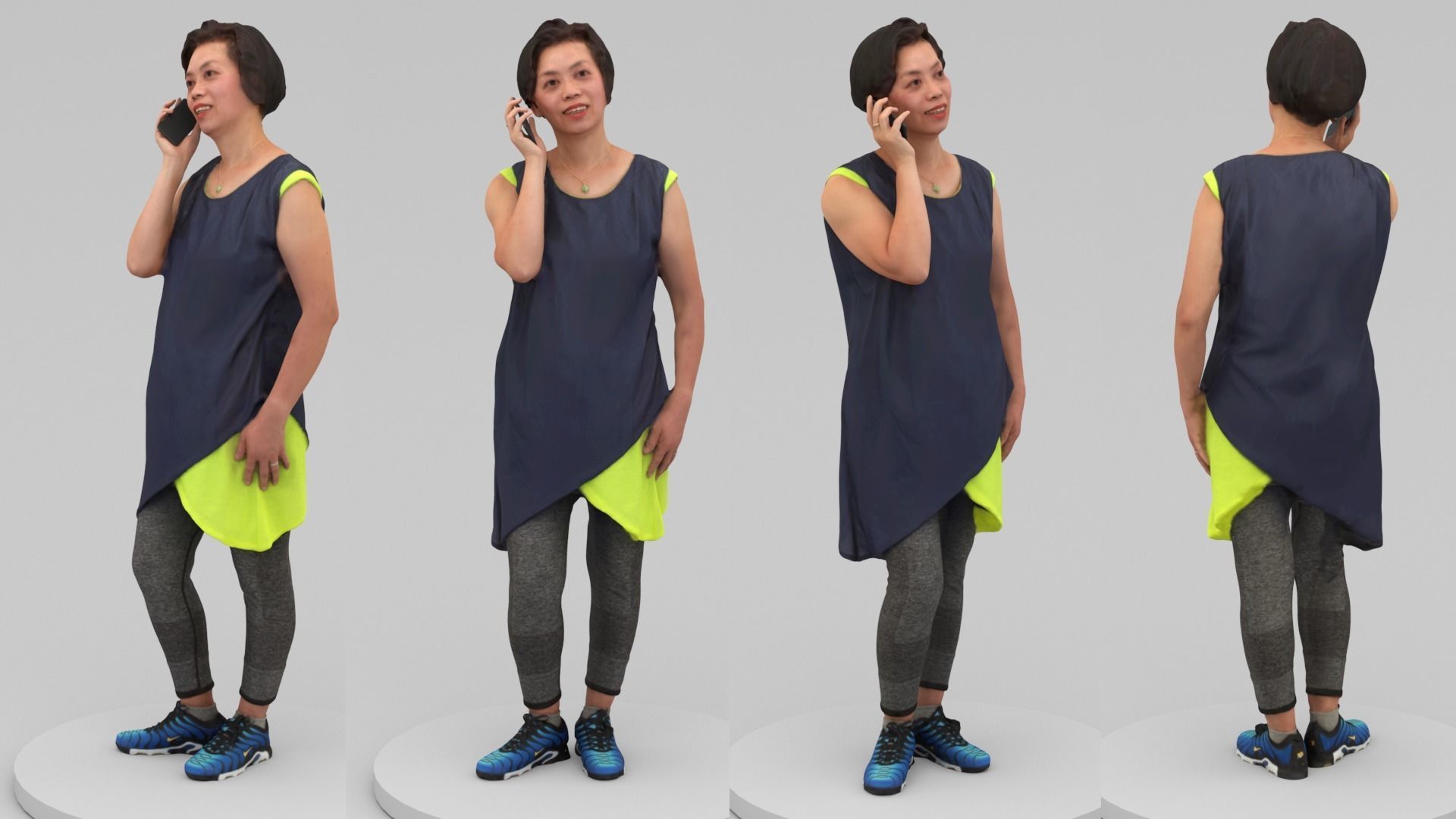 3D Scanned Chinese City Models Collection With Standing pose _22