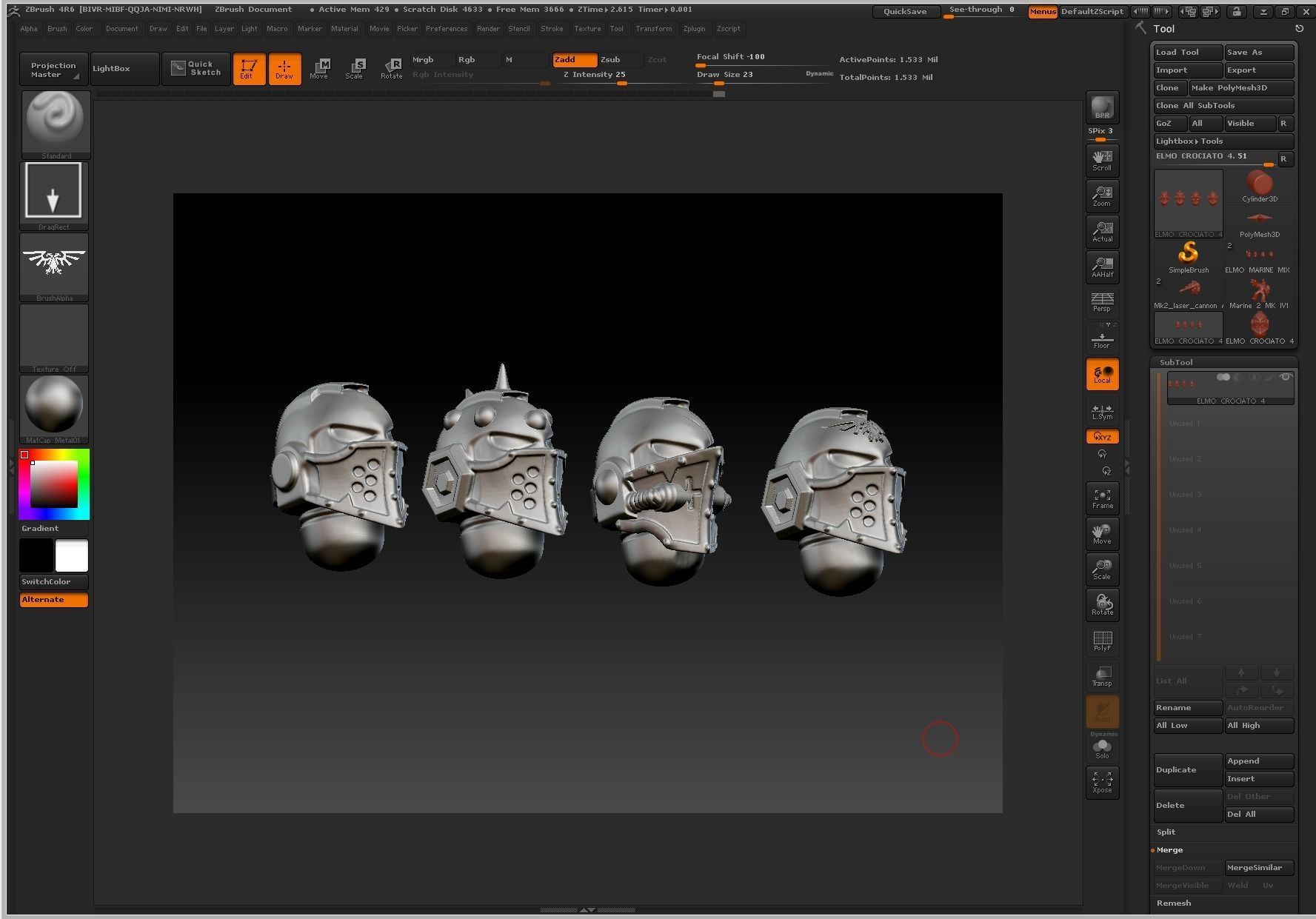 HEAD MIX 1 CROCIATUS 3D print model_2