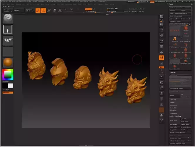 HEAD MIX 3 MISCELLANEUS 3D print model