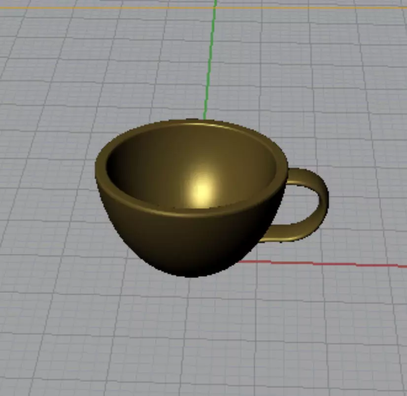 Simple Cup  3D model_0
