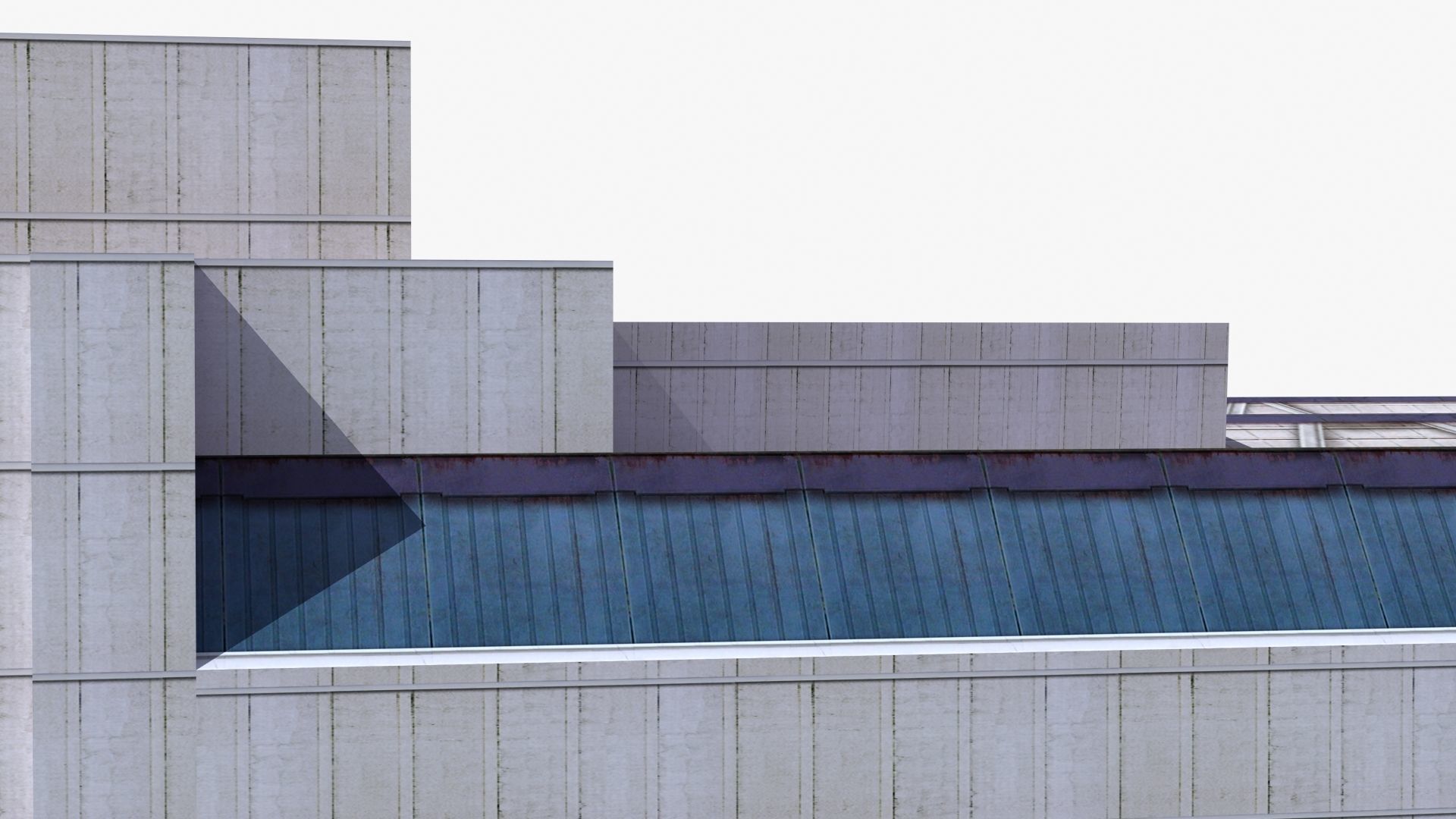 Bus Terminal Low-poly 3D model_22