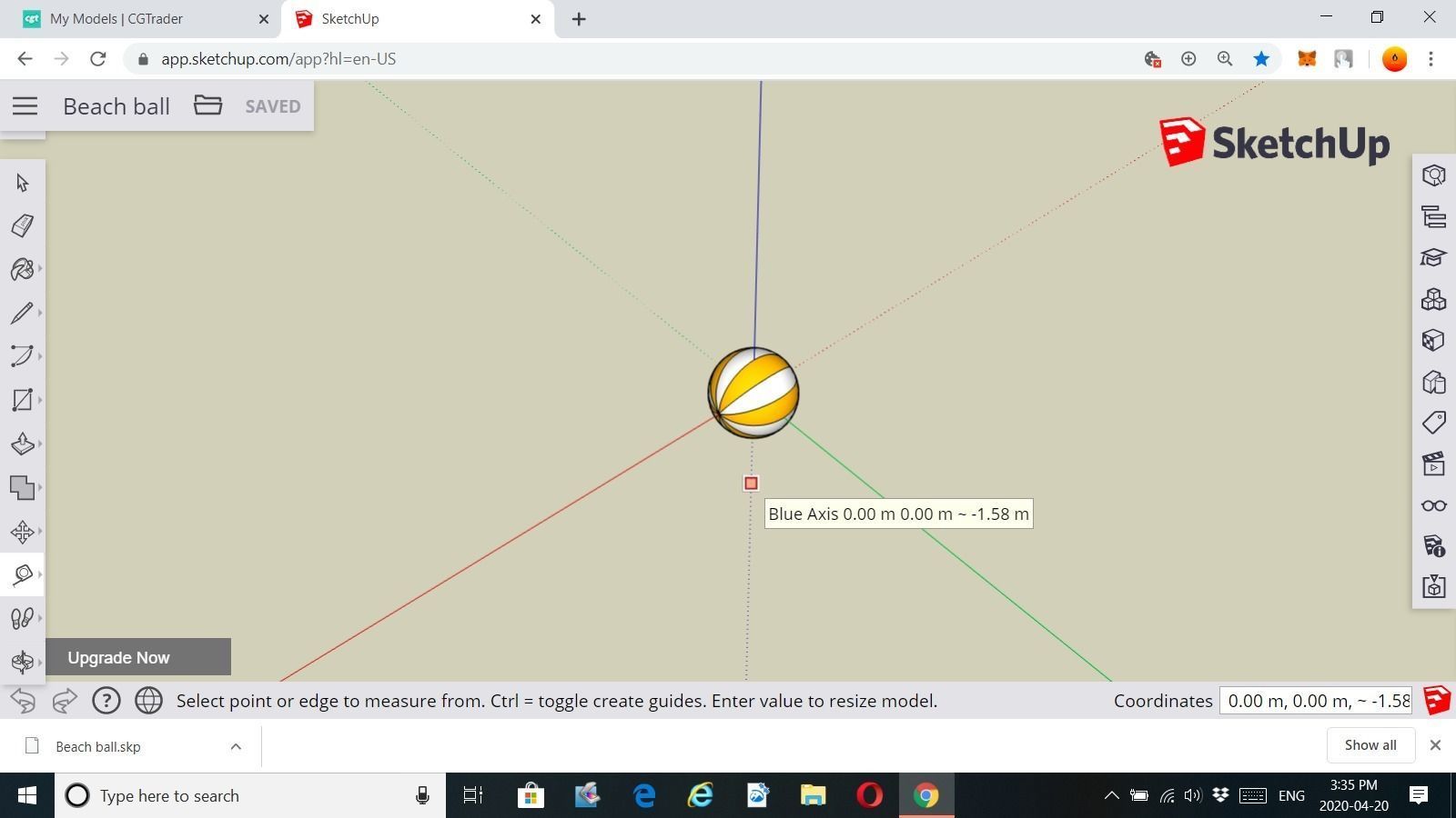 3D Beach Ball 3D print model_2