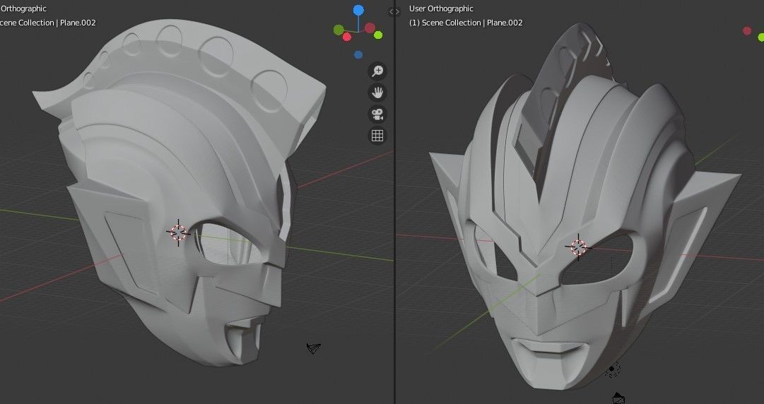 Ultraman Z Beta Smash 3D printable helmet 3D print model_2