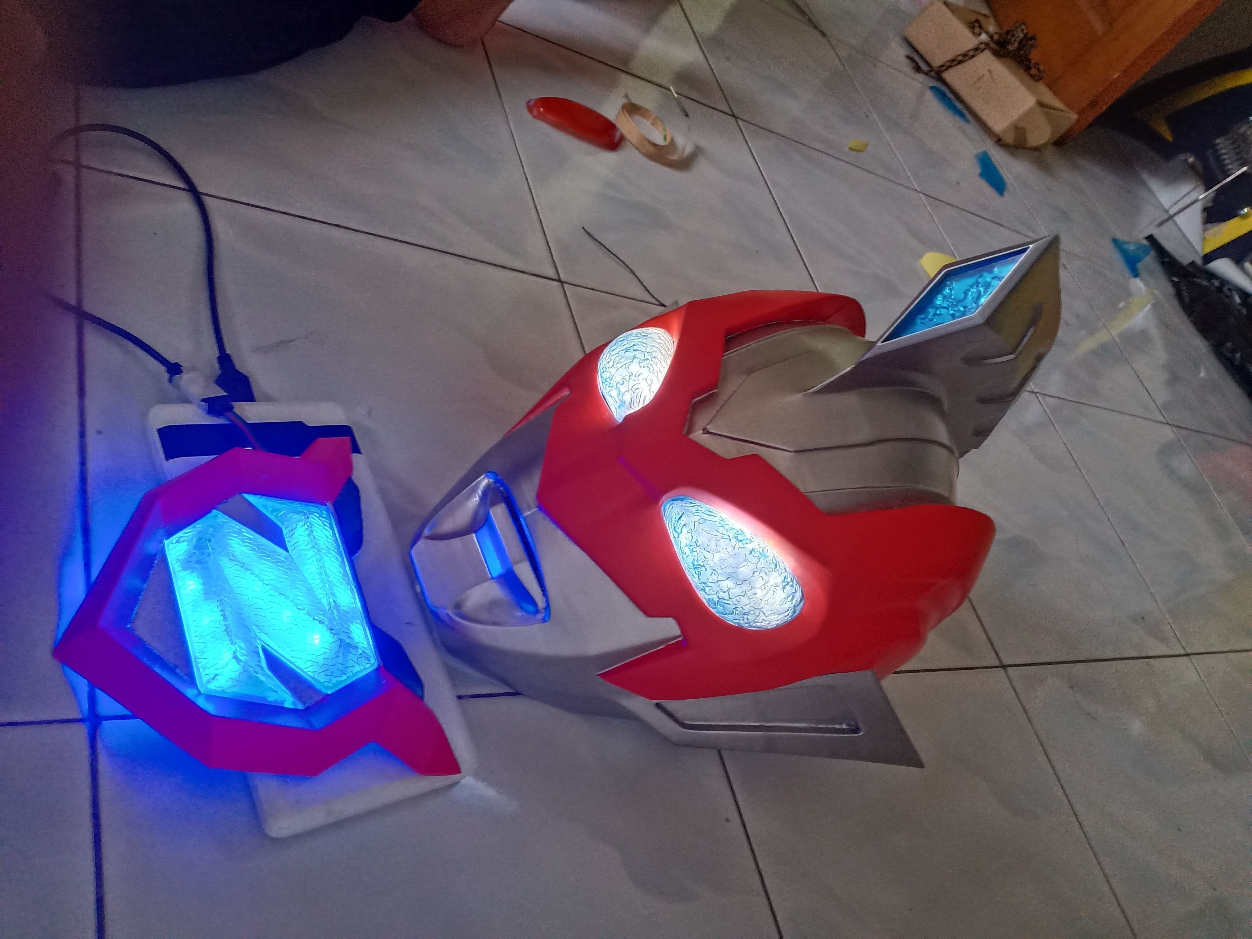 Ultraman Z Beta Smash 3D printable helmet 3D print model_4