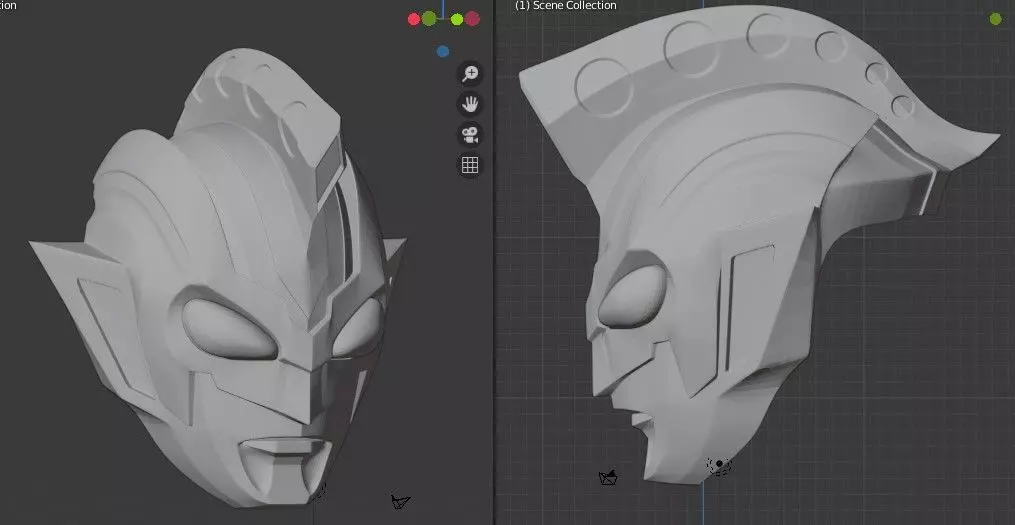 Ultraman Z Beta Smash 3D printable helmet 3D print model_0