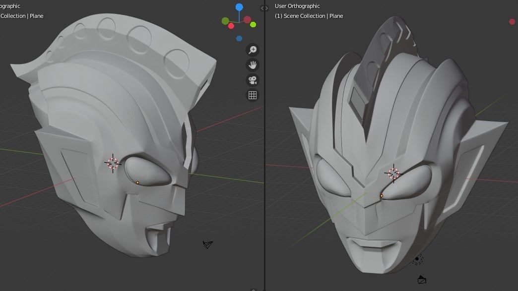 Ultraman Z Beta Smash 3D printable helmet 3D print model_1
