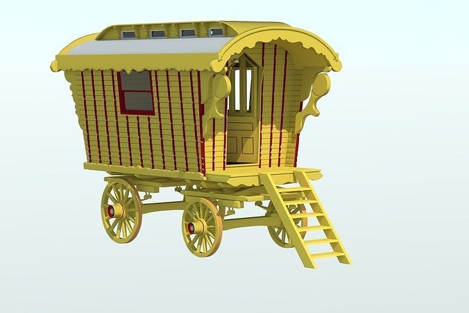 Gypsy Caravan 3D model
