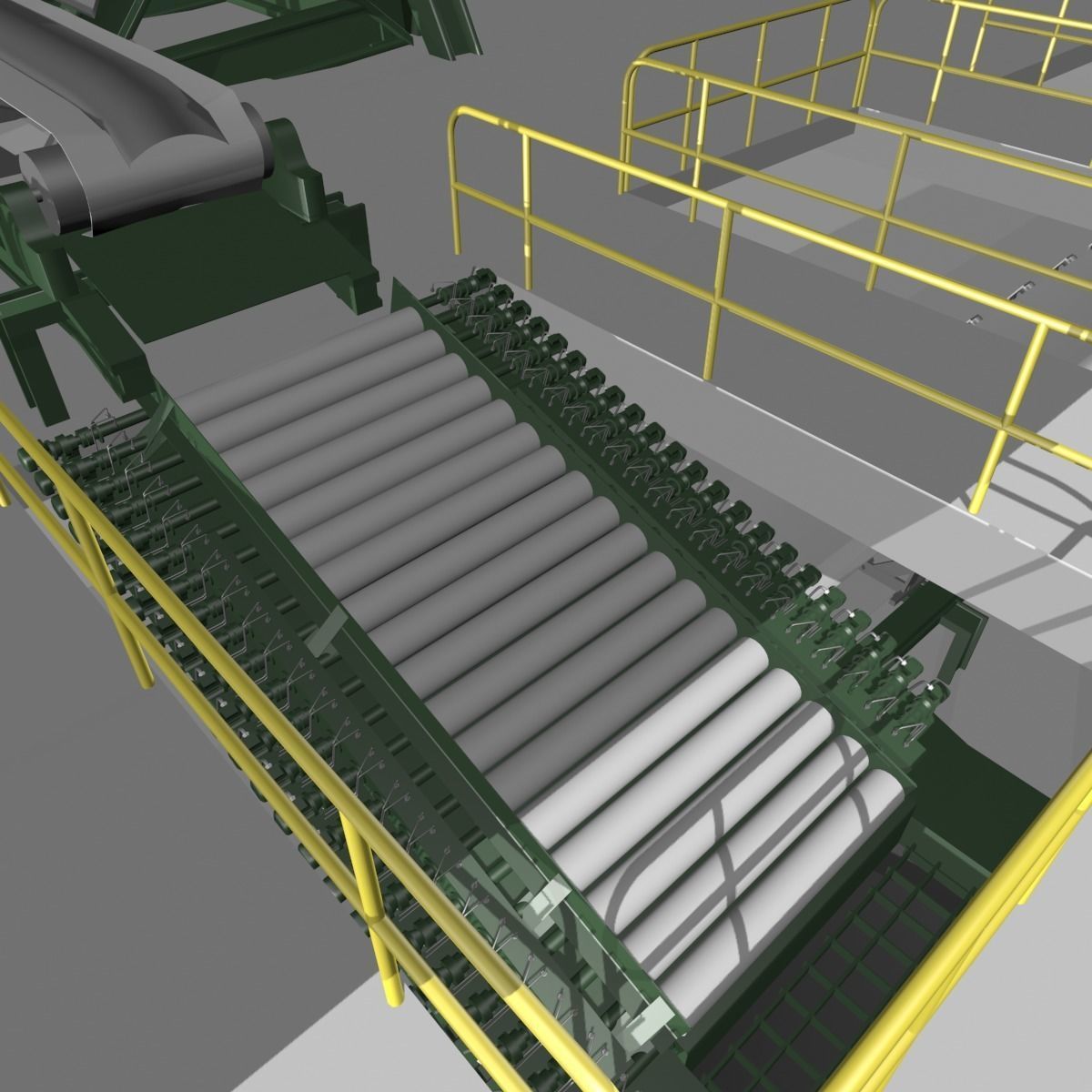 Iron Ore Pelletizing Unit 3D model_5