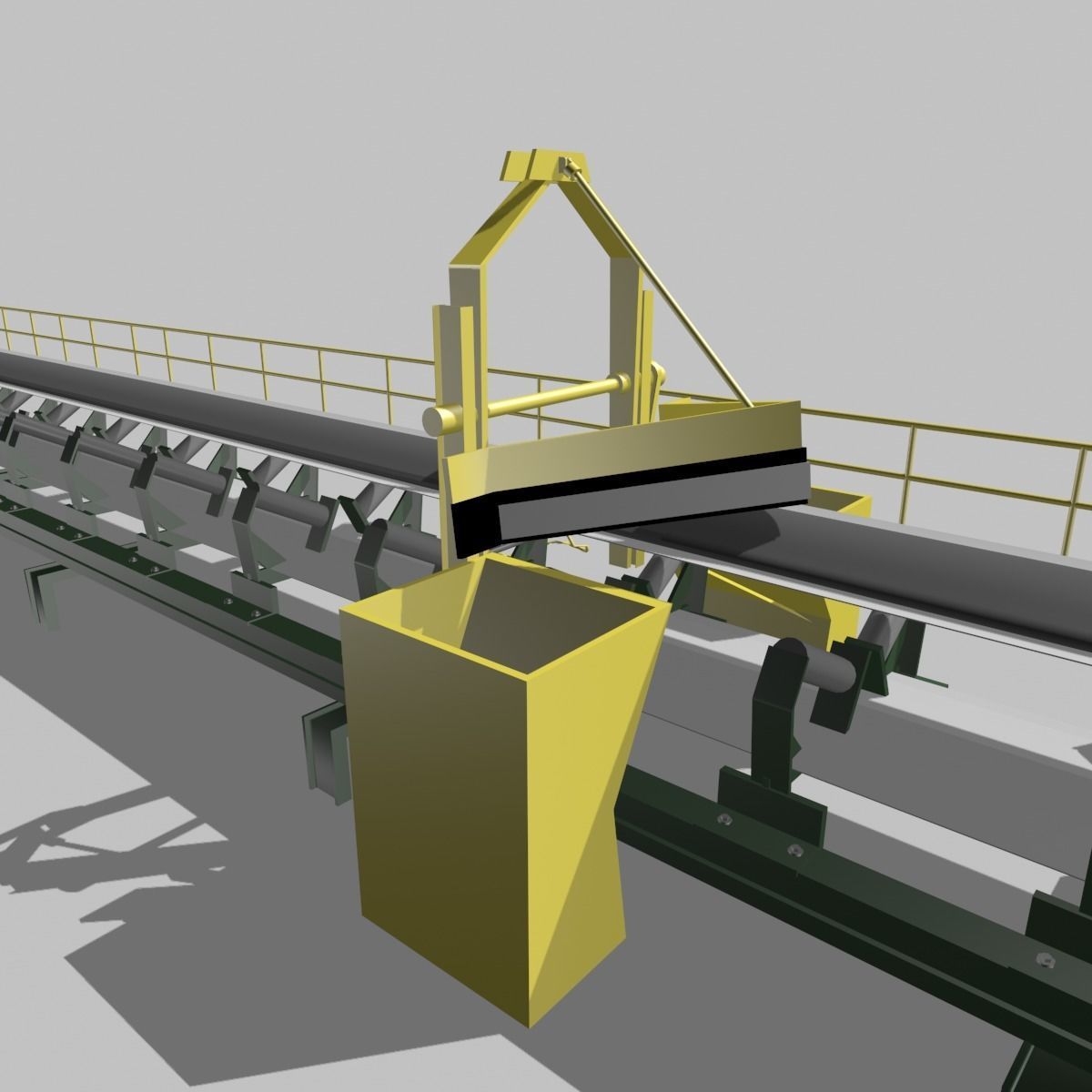 Iron Ore Pelletizing Unit 3D model_3