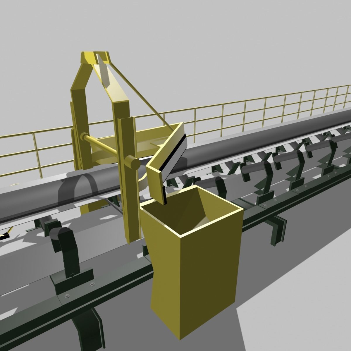 Iron Ore Pelletizing Unit 3D model_2