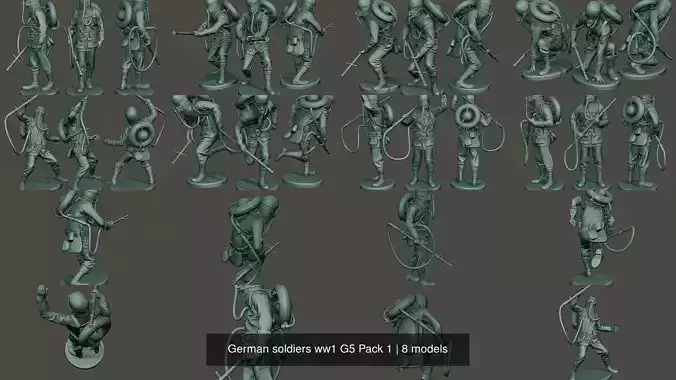 German soldiers ww1 G5 Pack 1