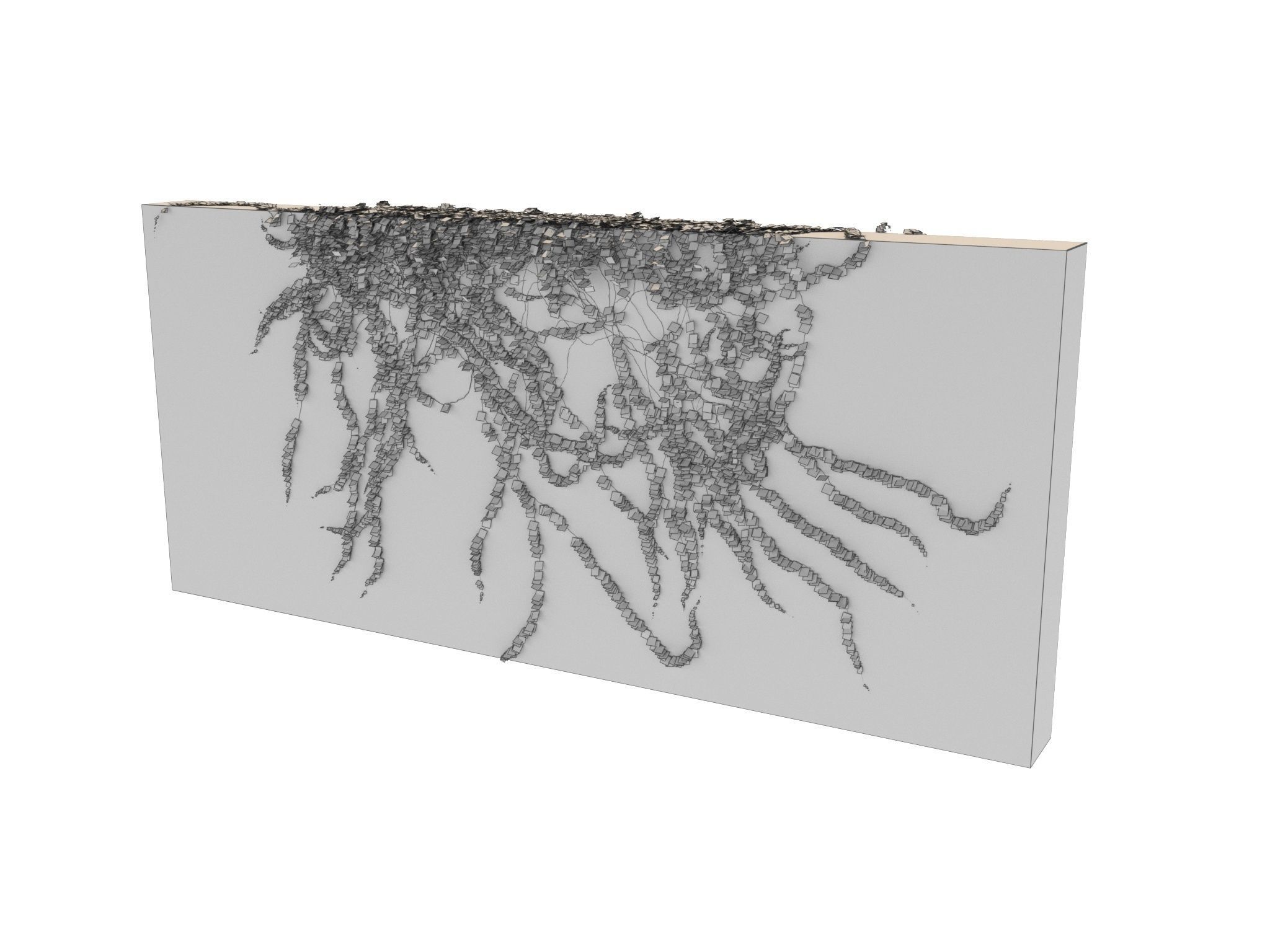 Hanging Ivy Wall Mini Bundle vol 03 3D model_5