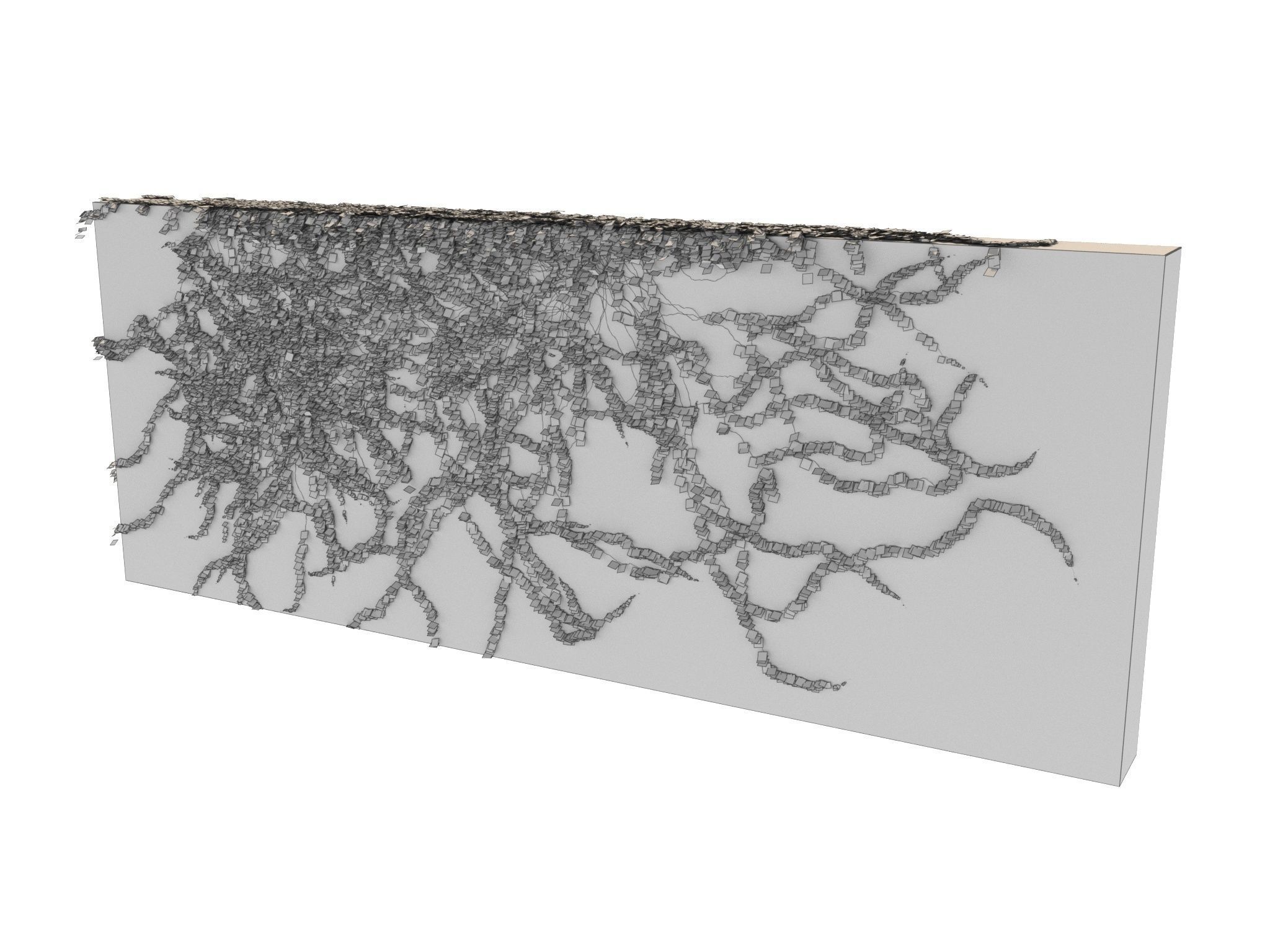 Hanging Ivy Wall Mini Bundle vol 03 3D model_2