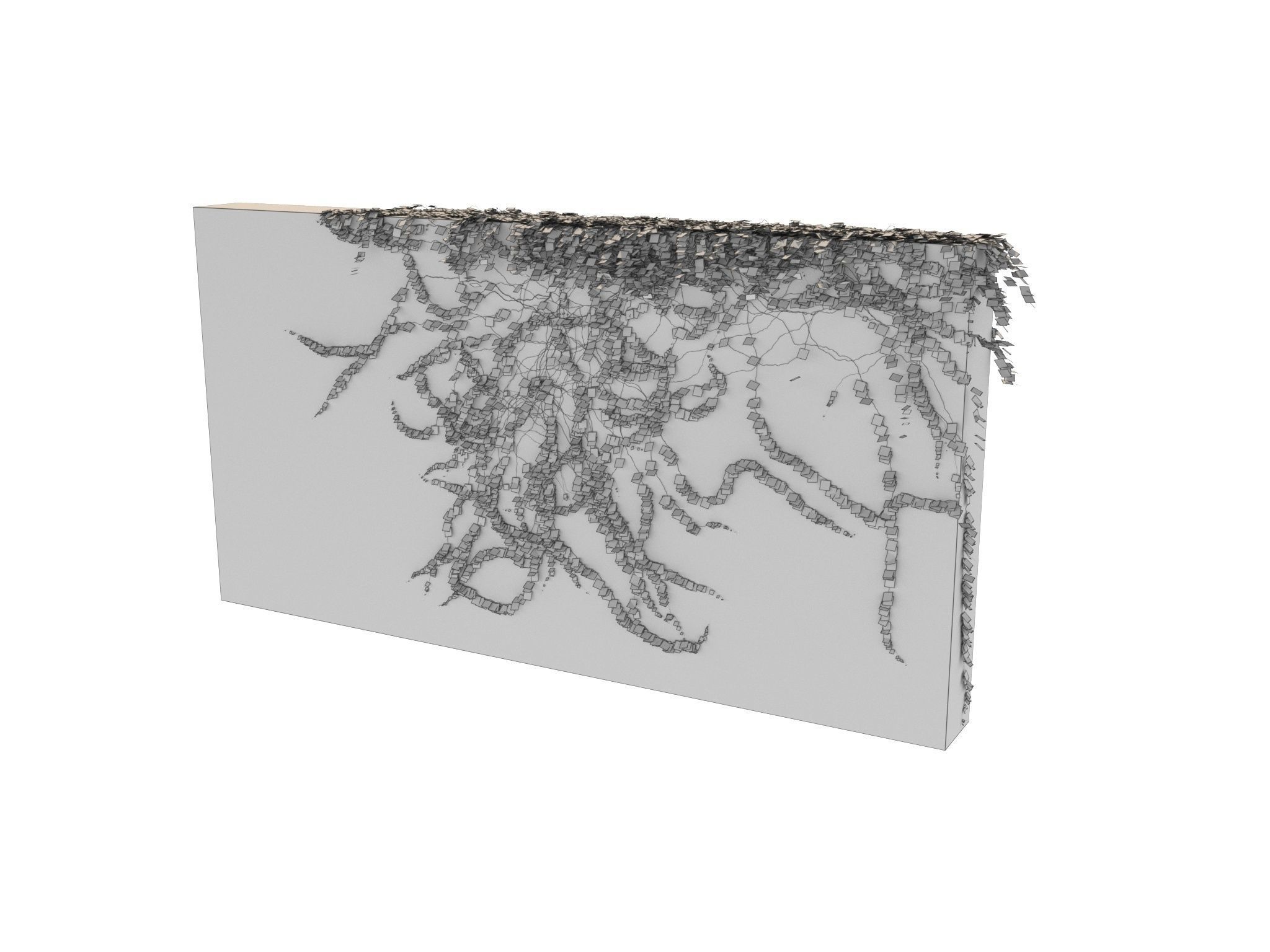 Hanging Ivy Wall Mini Bundle vol 03 3D model_8
