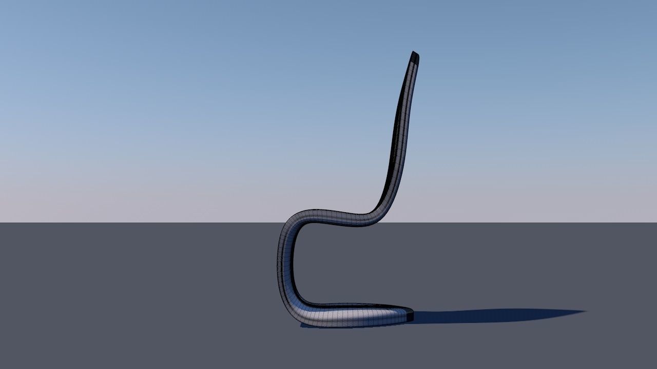 Cantilevered Chair 3D model_24