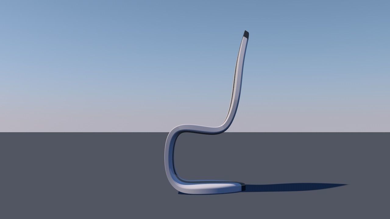 Cantilevered Chair 3D model_19