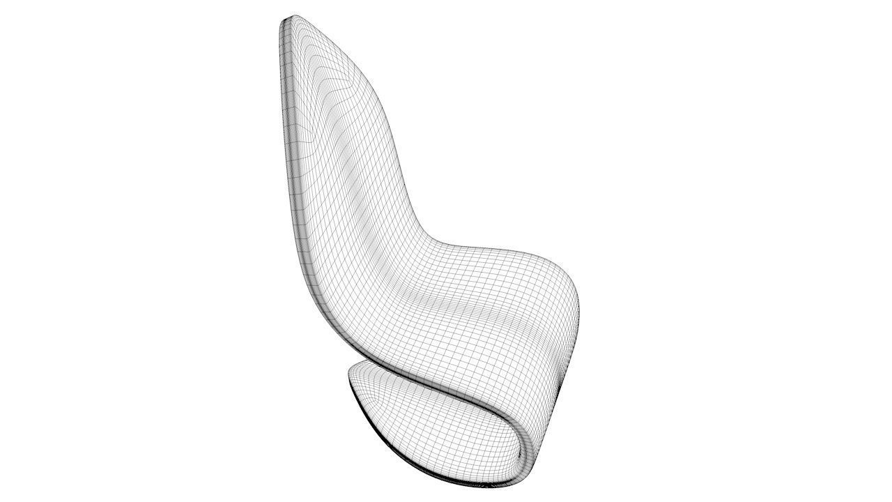 Cantilevered Chair 3D model_17