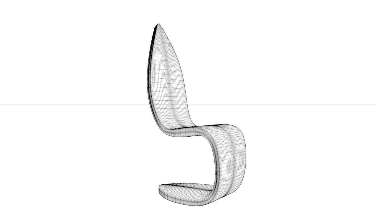 Cantilevered Chair 3D model_15