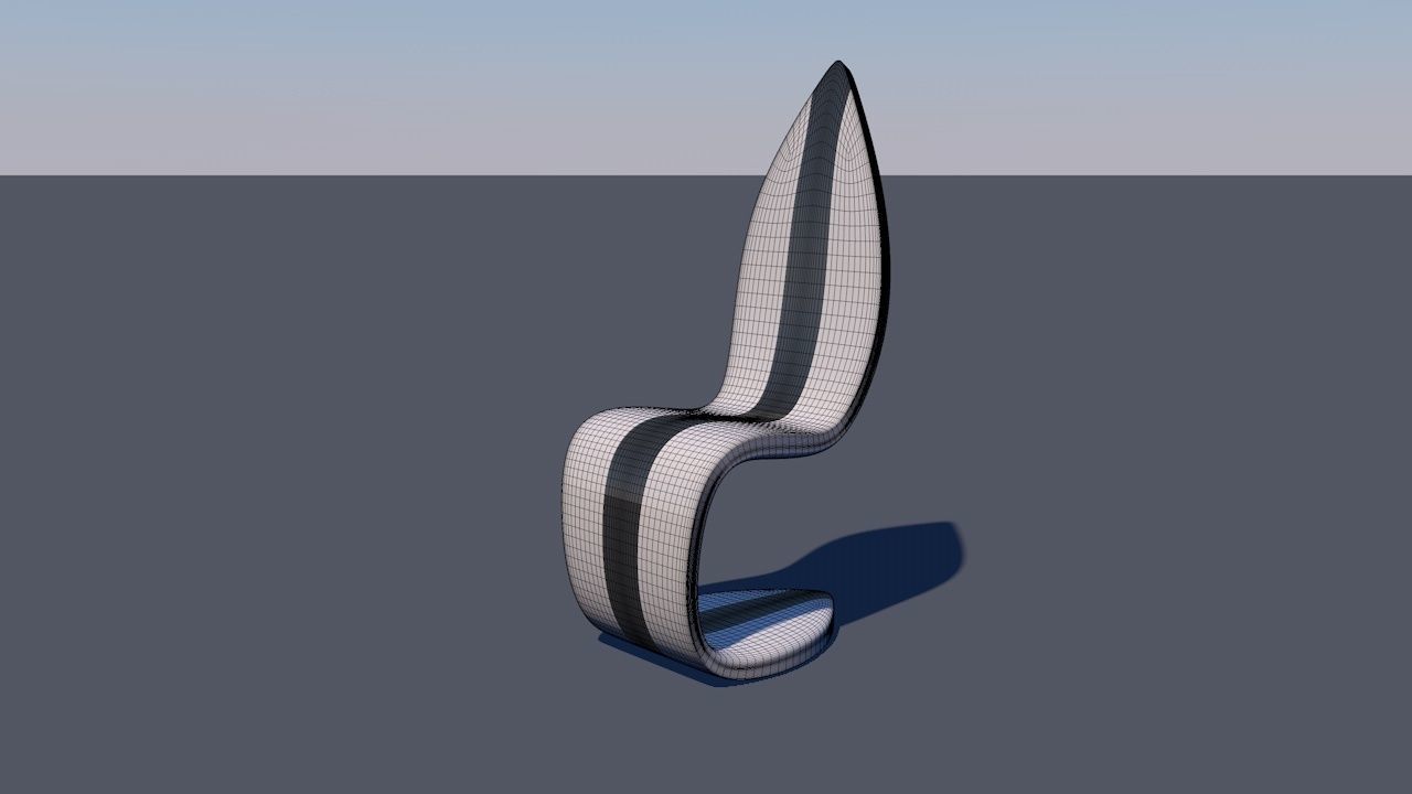 Cantilevered Chair 3D model_21