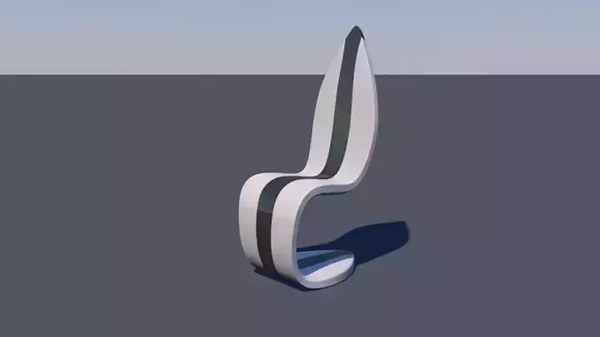 Cantilevered Chair 3D model