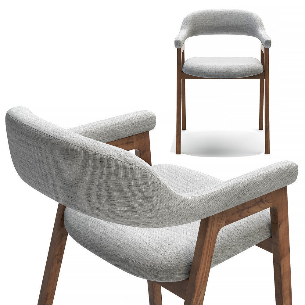 Article SET-Savis chair and Conan table 3D model_2