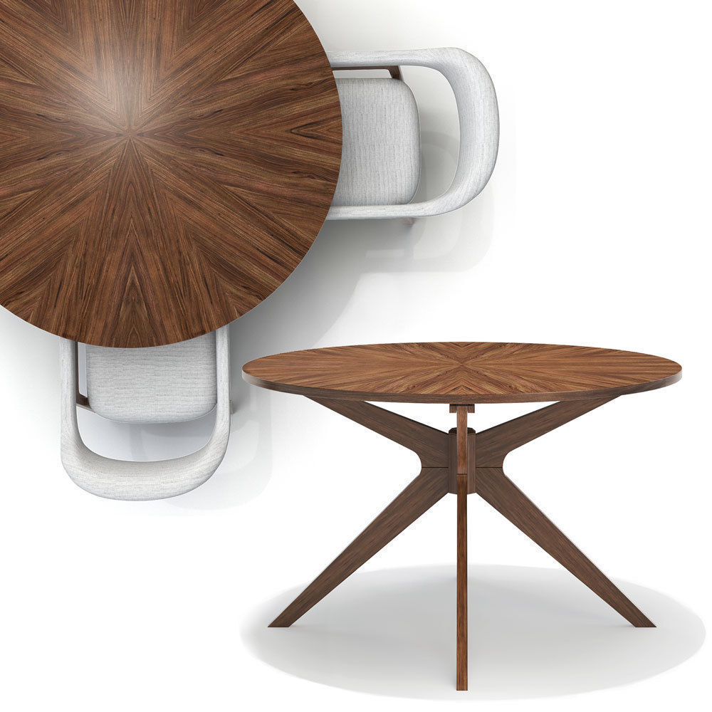 Article SET-Savis chair and Conan table 3D model_1