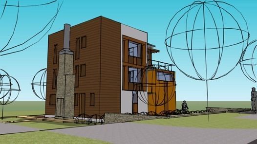 Margaret Esherick House Concept 3D model_10