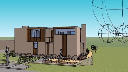 Margaret Esherick House Concept 3D model_4